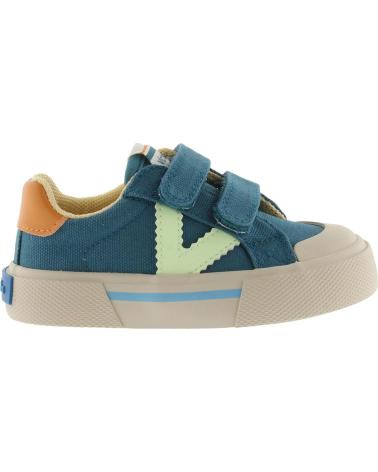 VICTORIA TÊNIS VICTORIA TRIBU MINIMALISTA LONA FECHO VELCRO CRIANÇAS MAR