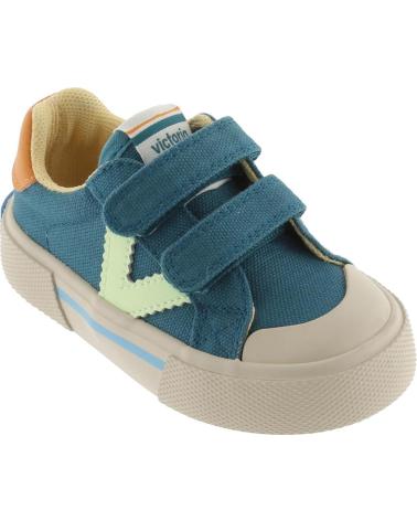 VICTORIA TÊNIS VICTORIA TRIBU MINIMALISTA LONA FECHO VELCRO CRIANÇAS MAR