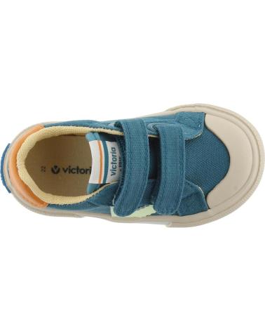 VICTORIA TÊNIS VICTORIA TRIBU MINIMALISTA LONA FECHO VELCRO CRIANÇAS MAR