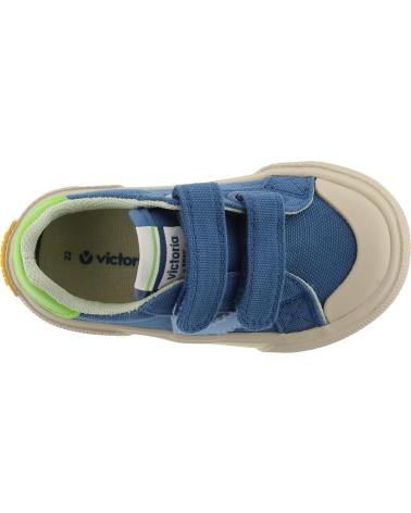 VICTORIA ZAPATILLAS VICTORIA DEPORTIVAS DE LONA CON DOBLE VELCRO PARA NIÑOS JEANS
