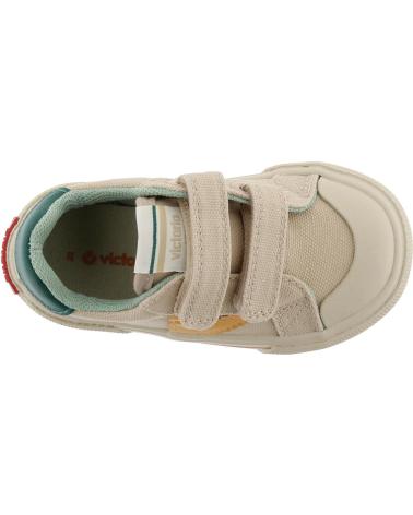 VICTORIA TÊNIS DE LONA MINIMALISTA VICTORIA TRIBU PARA CRIANÇAS BEGE BEIGE