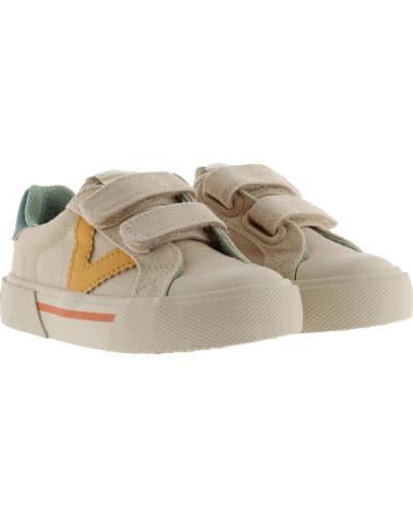 VICTORIA TÊNIS DE LONA MINIMALISTA VICTORIA TRIBU PARA CRIANÇAS BEGE BEIGE