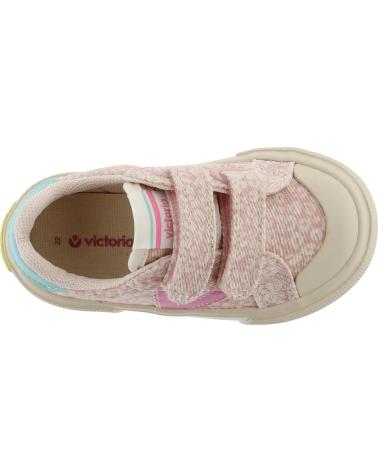 VICTORIA TÊNIS VICTORIA ESPORTIVO INFANTIL FEMININO COM FECHO DE VELCRO ROSA