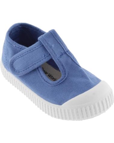 VICTORIA SANDALIAS 136625 LONA UNISEX ANIL