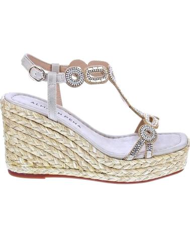 ALMA EN PENA SANDALIAS DE CUÑA ALMA EN PENA V2551262 PARA MUJER EN ORO ORO