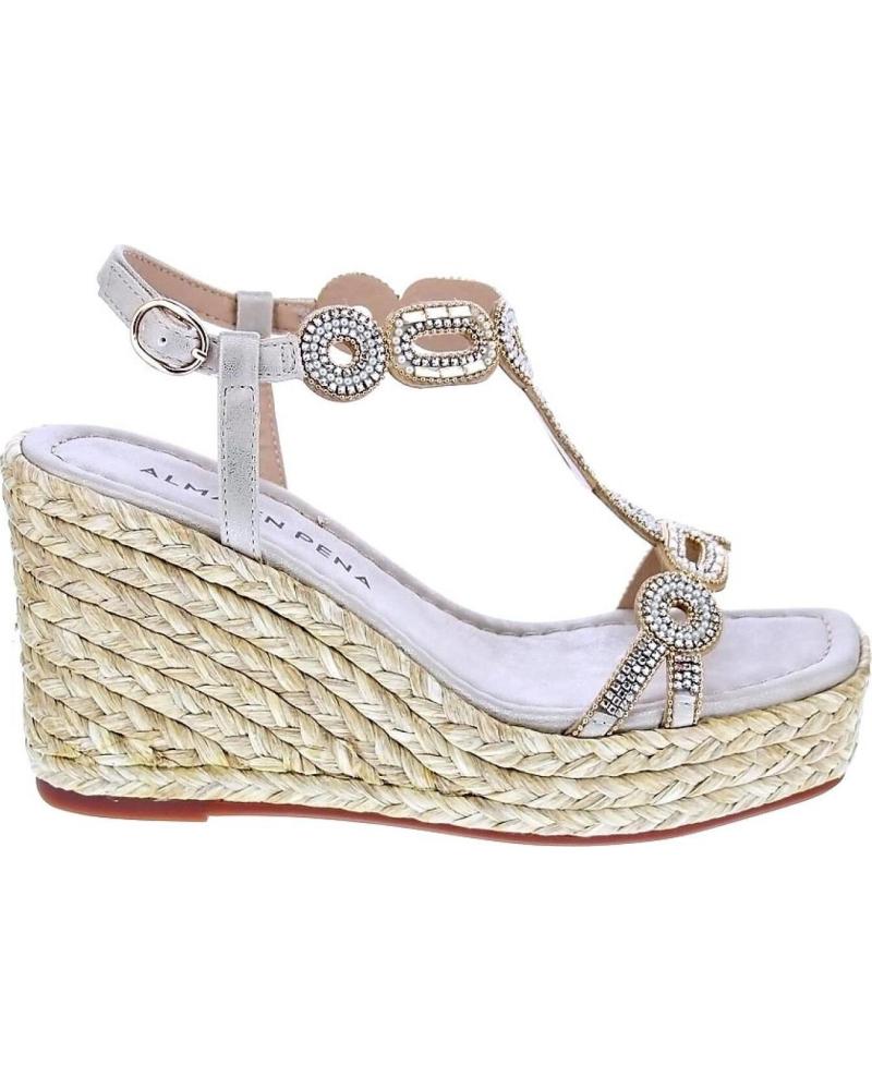 ALMA EN PENA SANDALIAS DE CUÑA ALMA EN PENA V2551262 PARA MUJER EN ORO ORO