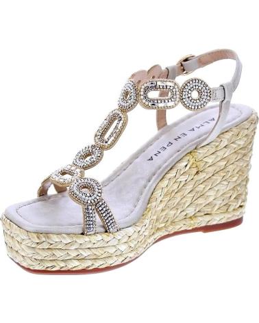 ALMA EN PENA SANDALIAS DE CUÑA ALMA EN PENA V2551262 PARA MUJER EN ORO ORO