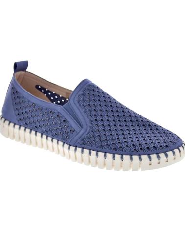 ILSE JACOBSEN MOCASINES ILSE JACOBSEN TULIP PARA HOMBRE, AZUL AZUL
