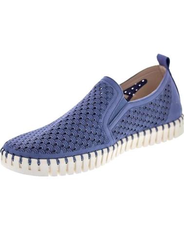 ILSE JACOBSEN MOCASINES ILSE JACOBSEN TULIP PARA HOMBRE, AZUL AZUL