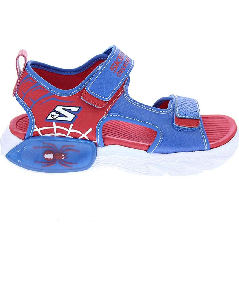 SKECHERS ZAPATOS ZAPATOS NINO SANDALIAS MODELO CREATURE SPLASH AZUL