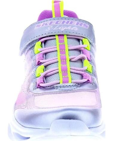 SKECHERS ZAPATOS ZAPATOS NINA ZAPATILLAS MODELO COSMIC GLOW PLATA