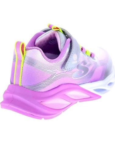 SKECHERS ZAPATOS ZAPATOS NINA ZAPATILLAS MODELO COSMIC GLOW PLATA