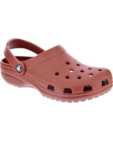 CROCS ZAPATOS ZAPATOS MUJER ZUECOS MODELO CLASSIC CLOG ROJO