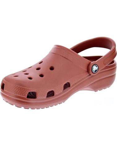 CROCS ZAPATOS ZAPATOS MUJER ZUECOS MODELO CLASSIC CLOG ROJO