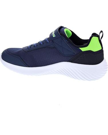 SKECHERS ZAPATOS ZAPATOS NINO ZAPATILLAS MODELO BOUNDER TECH AZUL