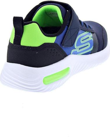 SKECHERS ZAPATOS ZAPATOS NINO ZAPATILLAS MODELO BOUNDER TECH AZUL