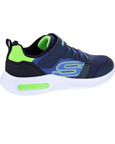 SKECHERS ZAPATOS ZAPATOS NINO ZAPATILLAS MODELO BOUNDER TECH AZUL