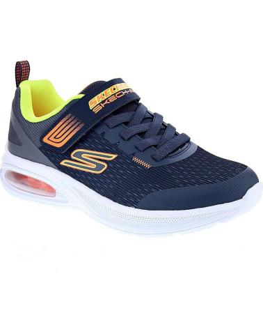 SKECHERS ZAPATILLAS SKECHERS MICROSPEC MAX PARA NIÑO AZUL AZUL