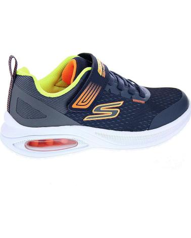 SKECHERS ZAPATILLAS SKECHERS MICROSPEC MAX PARA NIÑO AZUL AZUL