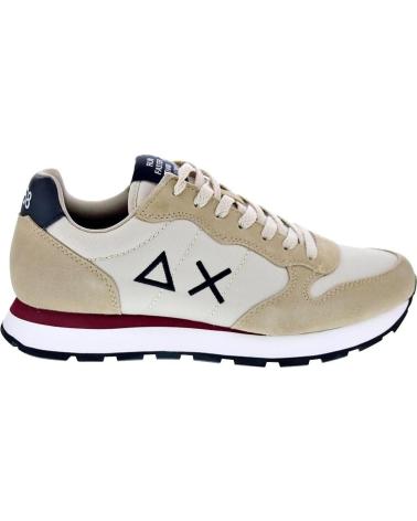 SUN68 ZAPATOS AX ZAPATOS HOMBRE ZAPATILLAS BAJAS MODELO TOM SOLID BEIGE