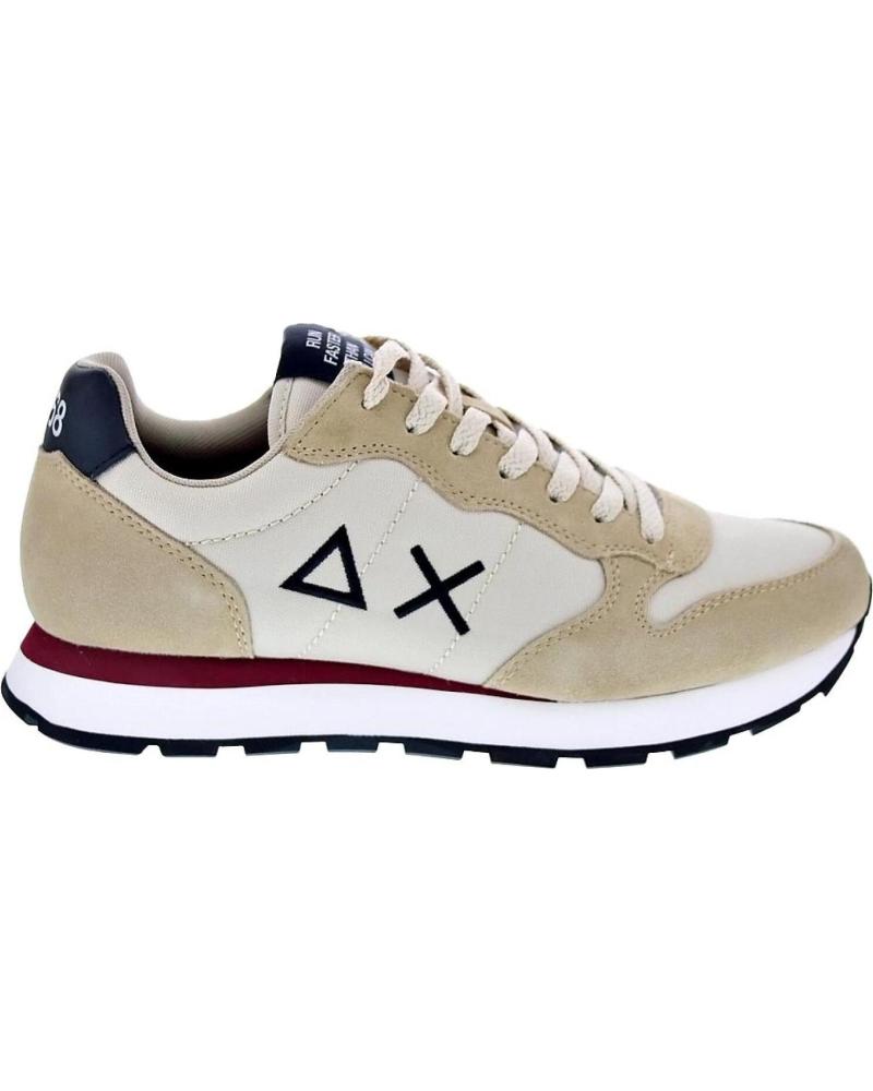 SUN68 ZAPATOS AX ZAPATOS HOMBRE ZAPATILLAS BAJAS MODELO TOM SOLID BEIGE