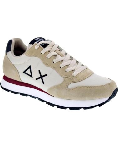 SUN68 ZAPATOS AX ZAPATOS HOMBRE ZAPATILLAS BAJAS MODELO TOM SOLID BEIGE