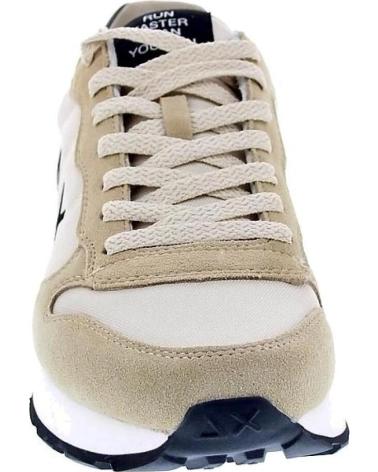 SUN68 ZAPATOS AX ZAPATOS HOMBRE ZAPATILLAS BAJAS MODELO TOM SOLID BEIGE