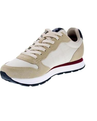 SUN68 ZAPATOS AX ZAPATOS HOMBRE ZAPATILLAS BAJAS MODELO TOM SOLID BEIGE