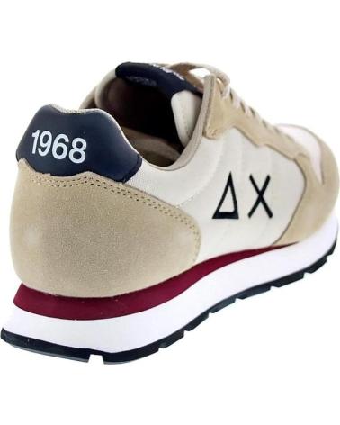 SUN68 ZAPATOS AX ZAPATOS HOMBRE ZAPATILLAS BAJAS MODELO TOM SOLID BEIGE