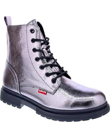 LEVIS BOTINES LEVI´S CATHERINE PLATEADOS PARA NIÑA PLATA