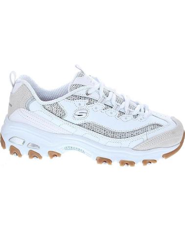 SKECHERS ZAPATOS ZAPATOS MUJER ZAPATILLAS BAJAS MODELO DLITES COLOR B BLANCO
