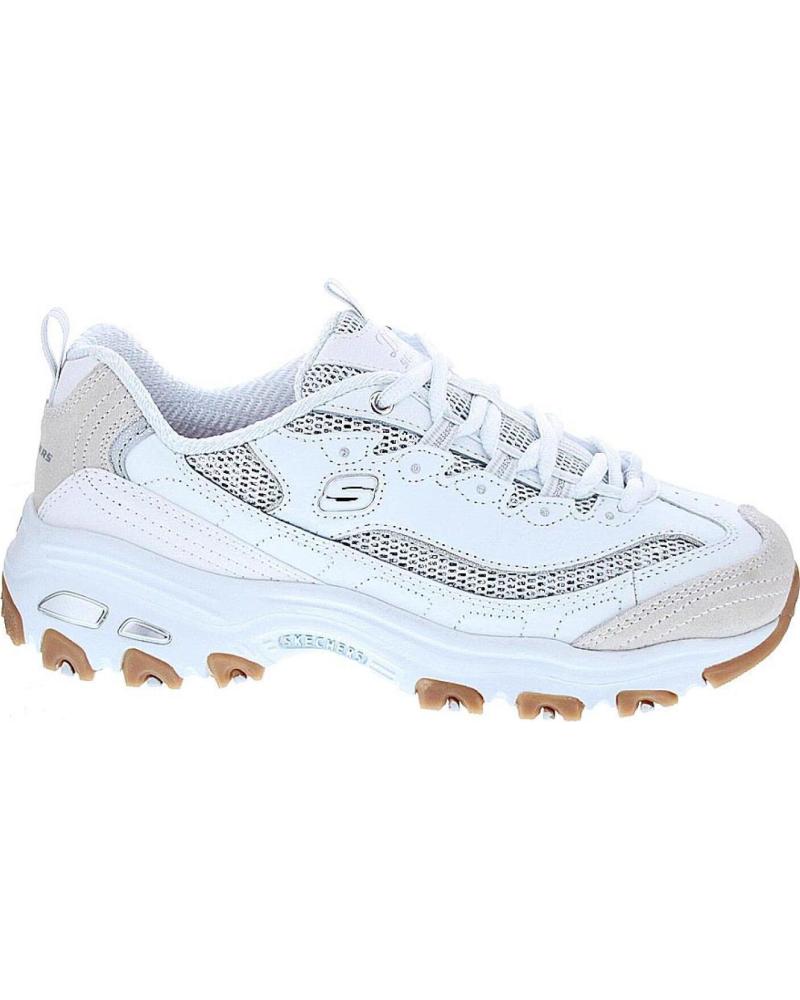 SKECHERS ZAPATOS ZAPATOS MUJER ZAPATILLAS BAJAS MODELO DLITES COLOR B BLANCO