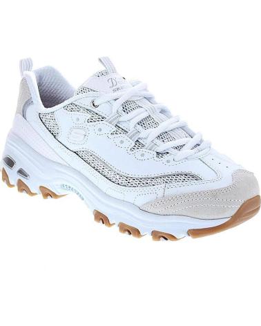 SKECHERS ZAPATOS ZAPATOS MUJER ZAPATILLAS BAJAS MODELO DLITES COLOR B BLANCO