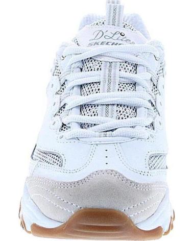 SKECHERS ZAPATOS ZAPATOS MUJER ZAPATILLAS BAJAS MODELO DLITES COLOR B BLANCO