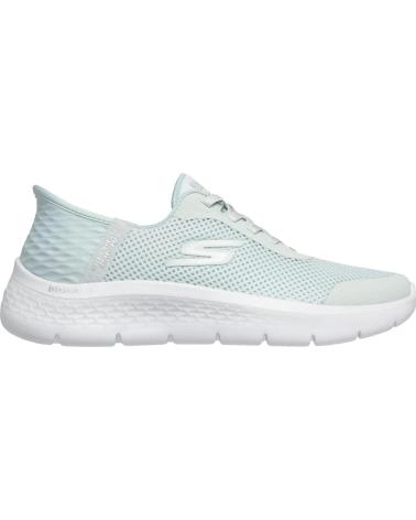SKECHERS ZAPATILLAS SKECHERS MUJER 124836-MNT VERDE CLARO