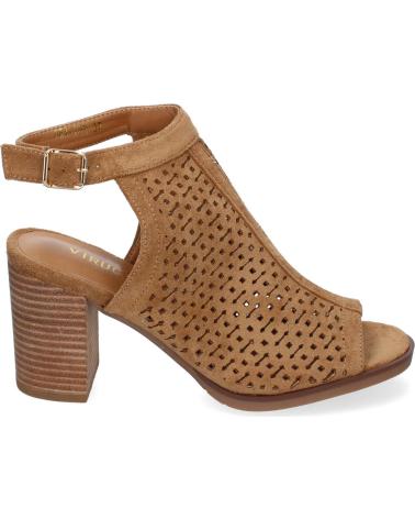 PUNTOSALAO SANDALIAS DE TACÓN VRA DE MUJER CON DISEÑO CALADO TAUPEUPE