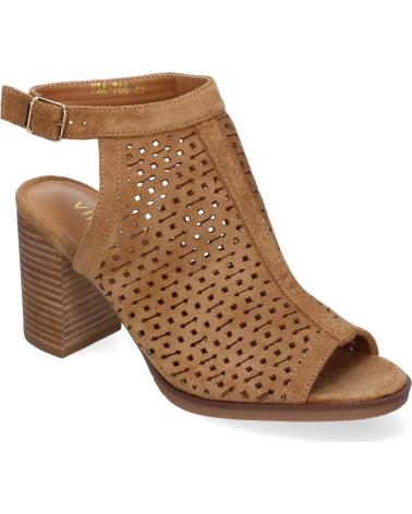 PUNTOSALAO SANDALIAS DE TACÓN VRA DE MUJER CON DISEÑO CALADO TAUPEUPE