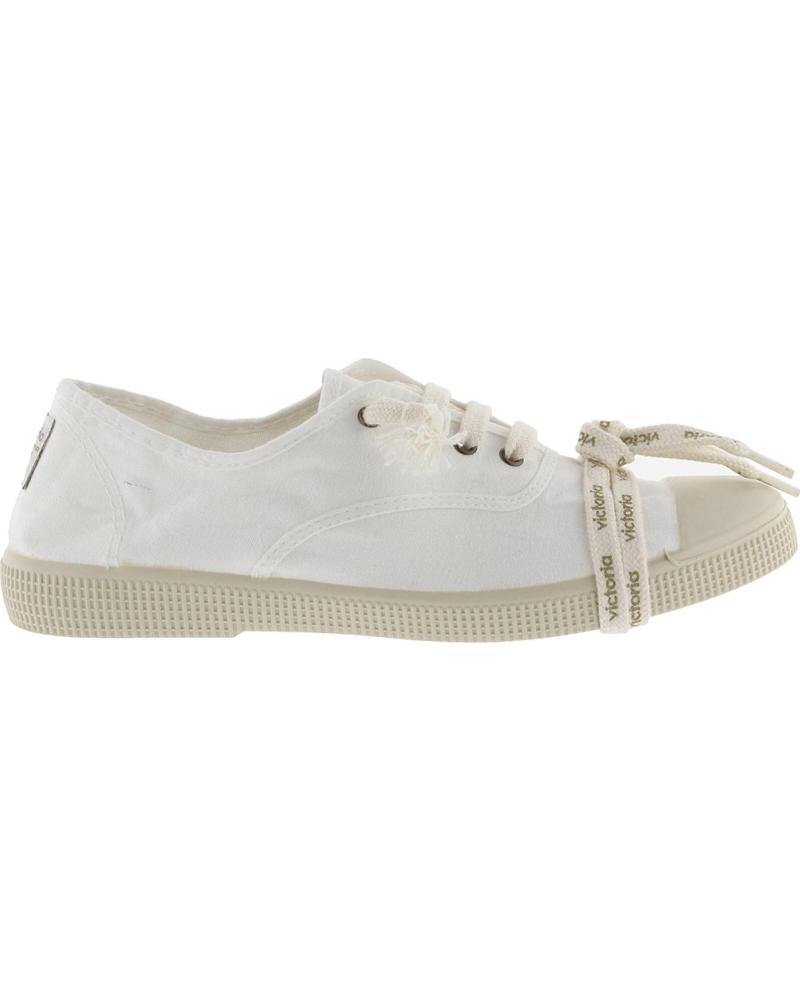 VICTORIA ZAPATILLAS VICTORIA INGLESA LONA TINTADA UNISEX BLANCO BLANCO