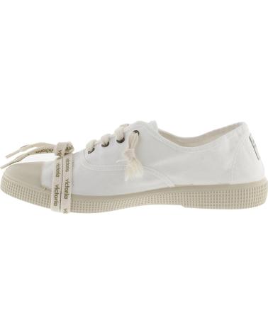 VICTORIA ZAPATILLAS VICTORIA INGLESA LONA TINTADA UNISEX BLANCO BLANCO