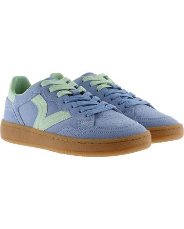 VICTORIA ZAPATILLAS VICTORIA SMASH SUEDE MATE CELESTE MUJER CELESTE