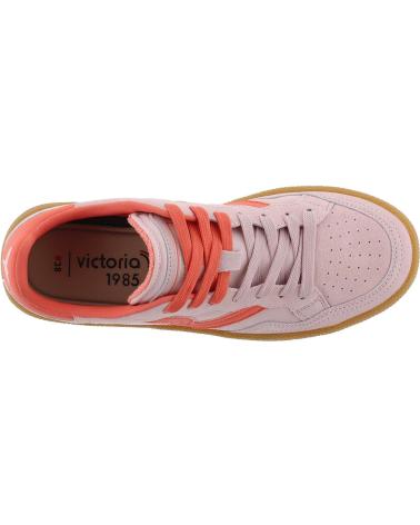 VICTORIA ZAPATILLAS VICTORIA SMASH SUEDE MATE MUJER ROSA ROSA