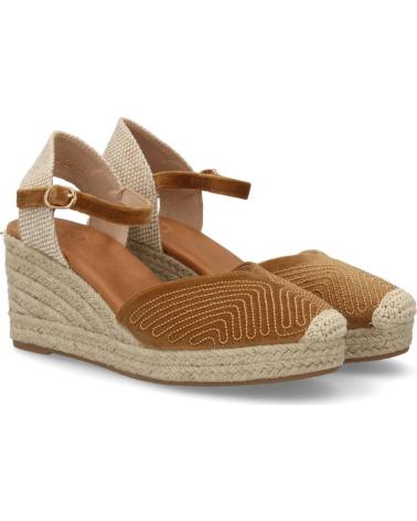 SPORT3PUNTO0 ALPARGATAS DE CUÑA CON TIRAS Y DETALLE DE ESPARTO VARIOS COLORES