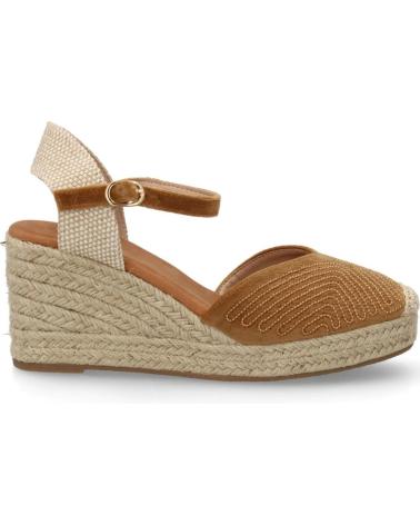 SPORT3PUNTO0 ALPARGATAS DE CUÑA CON TIRAS Y DETALLE DE ESPARTO VARIOS COLORES