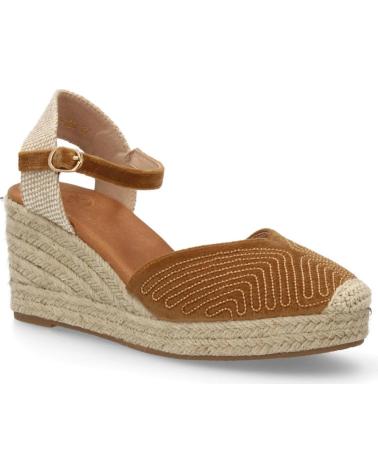 SPORT3PUNTO0 ALPARGATAS DE CUÑA CON TIRAS Y DETALLE DE ESPARTO VARIOS COLORES