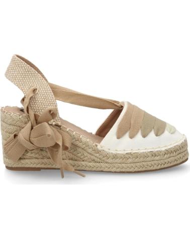 SPORT3PUNTO0 ALPARGATAS DE CUÑA MT-123 KAKI CON LAZADA VARIOS COLORES