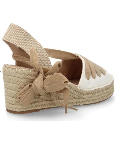 SPORT3PUNTO0 ALPARGATAS DE CUÑA MT-123 KAKI CON LAZADA VARIOS COLORES