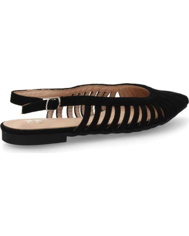 SPORT3PUNTO0 BAILARINAS NEGRAS CON TIRAS CALADAS Y PUNTA FINA VARIOS COLORES