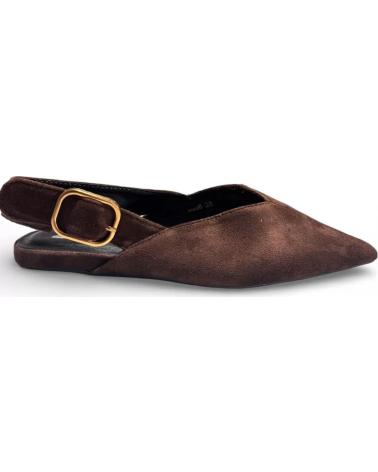TIMBOS SANDALIA MULE PLANA MUJER MARRON 132529 MARRóN