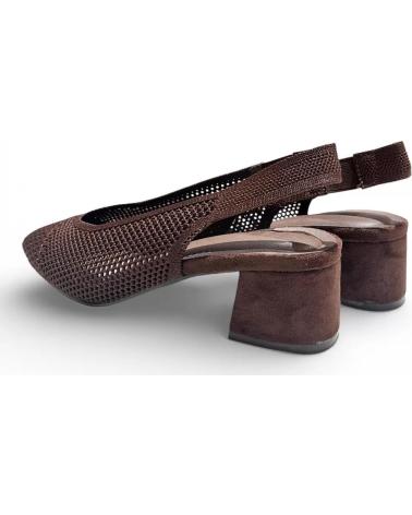 TIMBOS ZAPATOS DE SALÓN DESTALONADOS DE TACÓN BAJO TIMBOS NEGRO