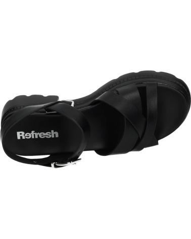 REFRESH SANDALIAS 17515801 EN COLOR PARA MUJER NEGRO